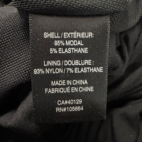 L.A.M.B Women's V-Neck Long Sleeve Ruched Bodycon Dress in Black Size Small - Picture 7 of 7